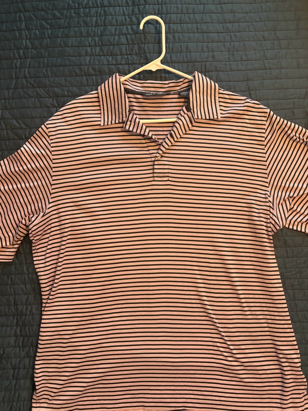 Ralph Lauren Navy/Lavender Striped Polo